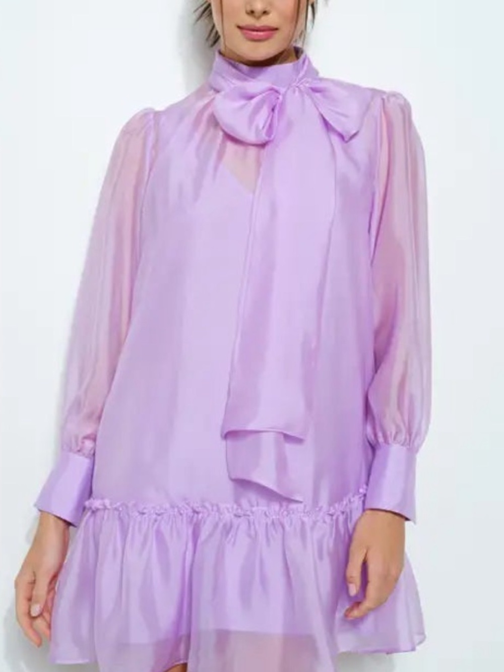 INA | Pierre Bow-Tie Mini Dress